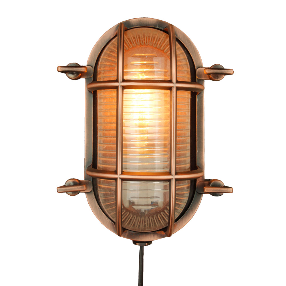 Industrial Copper wall lamp
