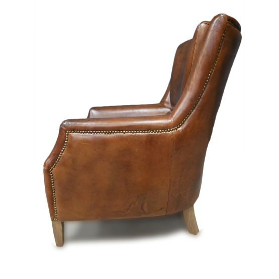 Leather Reading Armchair