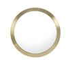 Brushed Brass Circular Mirror 75 cm