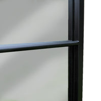 Window Mirror Black Square 90 cm