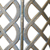 Pierced Lattice Metal Mirror - 100cm