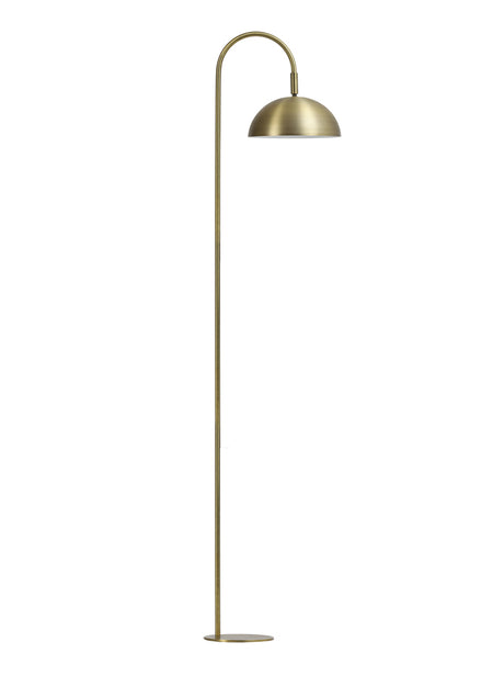 Tall Gold Arc Lamp