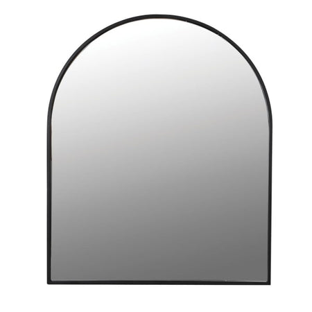 Oval Mirror Black Frame 100cm