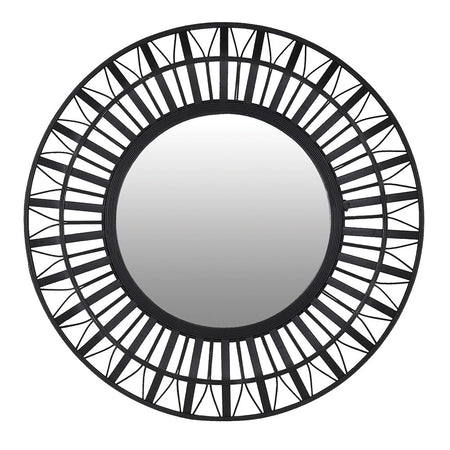 Westdene Silver Frame Round Mirror 71 cm