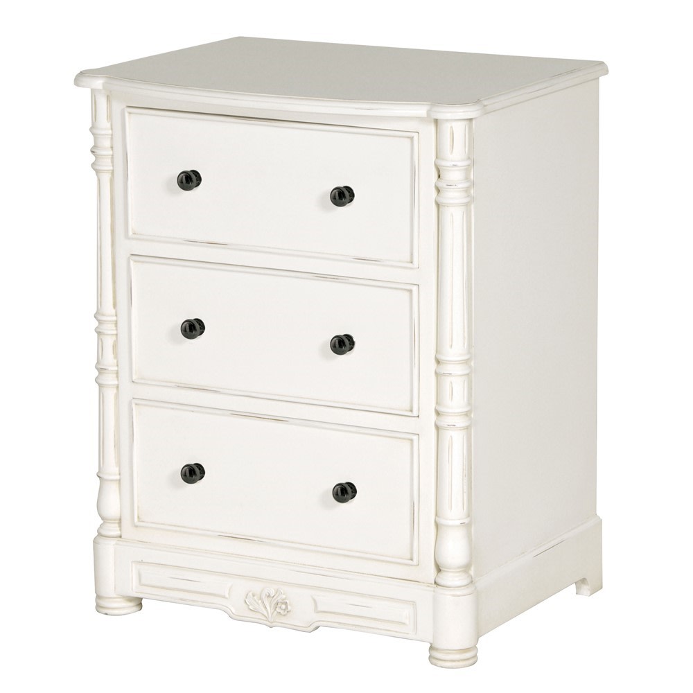 White bedside table 70cm height hotsell
