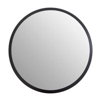 Black Classic Round MirrorPerfect clean lines of this small round black framed mirror, great bathroom or dressing room mirror. 