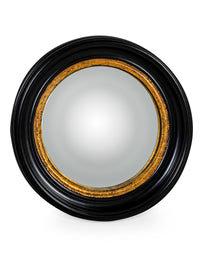 Convex Mirror - Black & Gold  40 cm, 54 cm, 74 cm