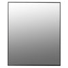Large Black Iron Mirror - 120x100cm