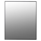Large Black Iron Mirror - 120x100cm