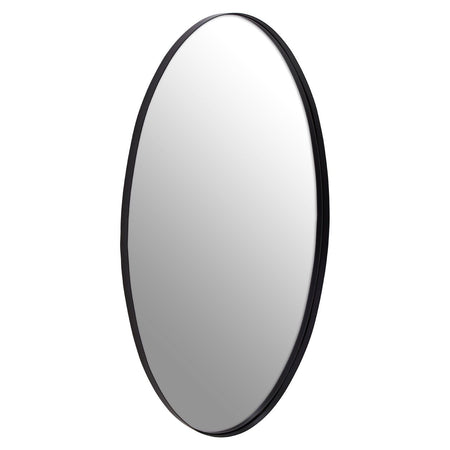 Round Silver Metal Mirror 100cm