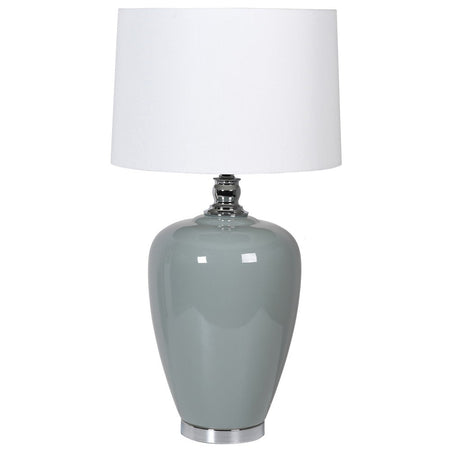 Light Blue Ceramic Lamp 60 cm