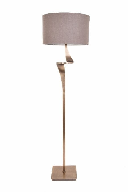 Matt Black/Vintage Copper Arms Floor Lamp