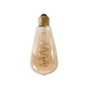 Dimmable LED Pear Spiral Filament Bulb - E27 (Tinted) 4w
