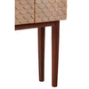 Tall Scallop Design Cabinet on tall legs, exceptionally stylish piece but oh so useful too