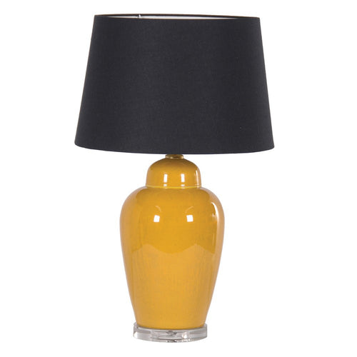 Yellow Ceramic Lamp 65 cm