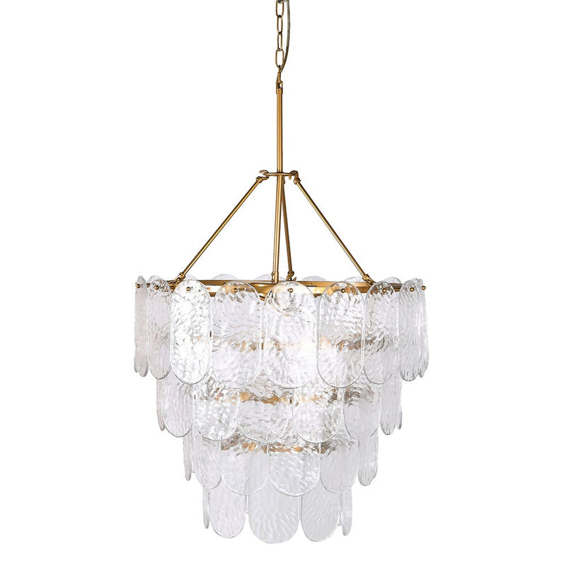 Chandelier - Glass Discs - 104cm