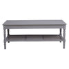 This pine wood coffee table in an slate grey finish will create a timeless aesthetic in the living room or hallway. A Classic apperance with turned spindle legs along with a lower shelf. 