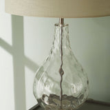 Table Lamp - Clear Glass - 69 cm