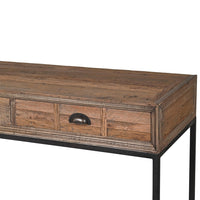 Console Table  3 Drawer Wood 160 cm