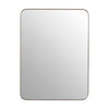 Silver metal framed mirror, the minimal frame stands proud from the glass adding to the high end feel of this contemporary mirror.  Can be hung vertically or horizontally.