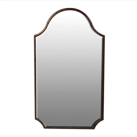 Small Black Framed Mirror 44 cm