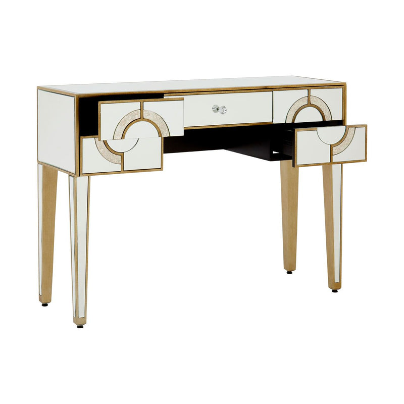 Mirrored Deco Style Console Table