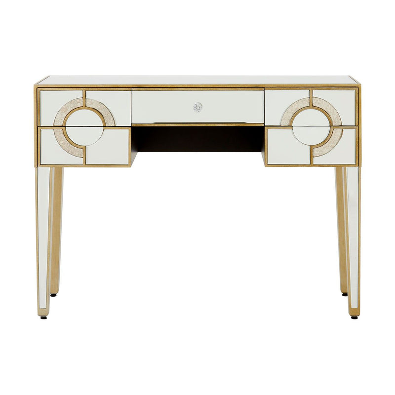 Mirrored Deco Style Console Table