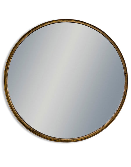 Round Silver Mirror 60 cm