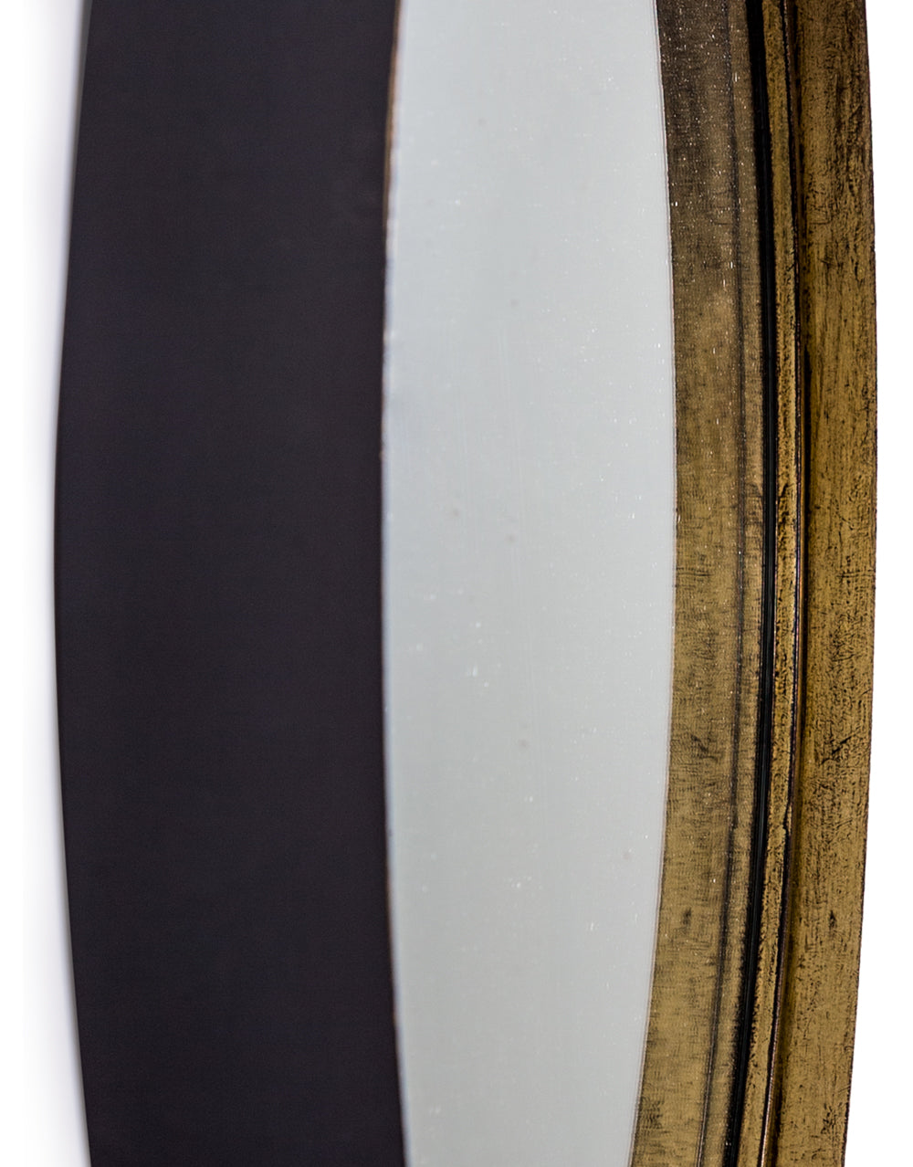 Circular Deep Frame Bronze Mirror 80 cm