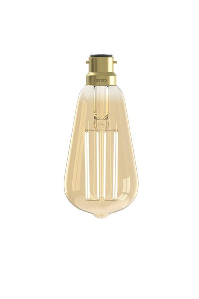 Dimmable LED Pear Squirrel Filament Bulb - B22 (Tinted) 4w