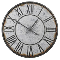 Extra Large Distressed Clock 98cm