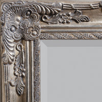 Large Antique Silver Mirror 170 cm