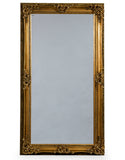 Tall, ornate, gold mirror with carved detail to the frame, exceptional size, exceptional impact will literally add such a lot of space and light to the darkest hall or to any room.