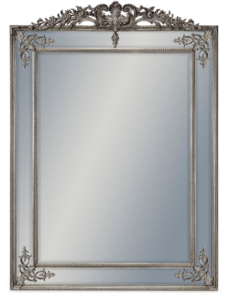 Ornate Mirror - Champagne Silver - 84cm x 74cm