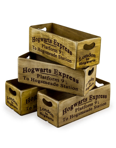 Hogwarts school Wooden Storage Crate