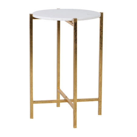 Faux Marble Side Tables 50 cm