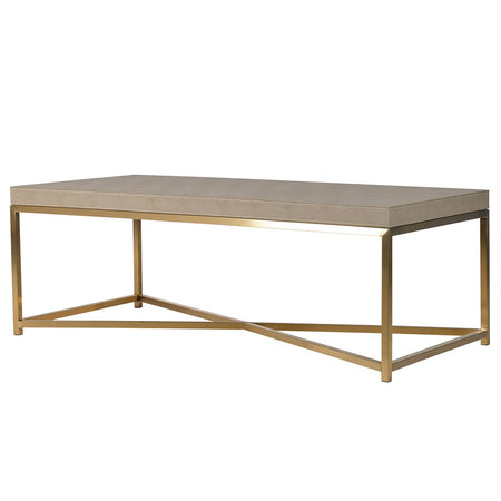 Classic Pine Wood Ivory Coffe Table 120cm