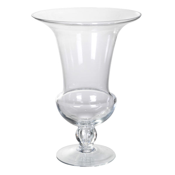 Glass Urn Vase - 37cm