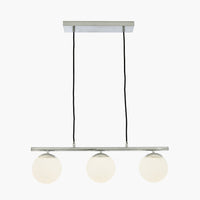 Linear Globe Light Nickel 66 cm