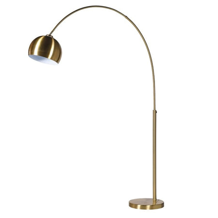 Nickel Satin Metal Floor Lamp with Fitted Directional LED Light