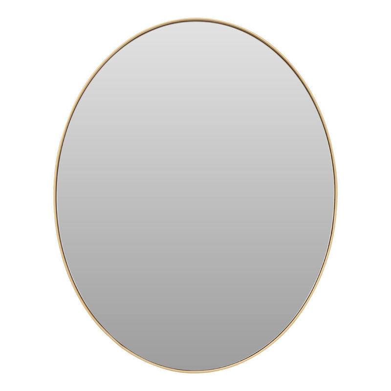 Oval Mirror Gold 50 x 60cm