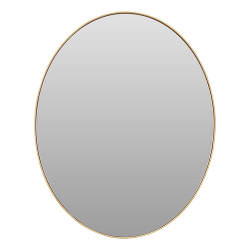 Oval Mirror Gold 30 x 50 cm