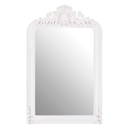 Thin Framed Overmantle Mirror - Silver - 107cm