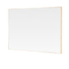 Minimal Gilt Framed Horizontal Mirror 120cm