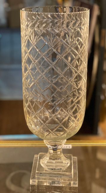 Glass Hurricane Lamp - 35 cm