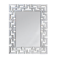 Large Rectangular Deco Venetian Mirror 122cm x 98cm