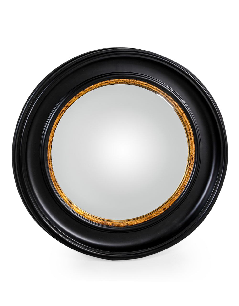 Convex Mirror - Black & Gold  40 cm, 54 cm, 74 cm