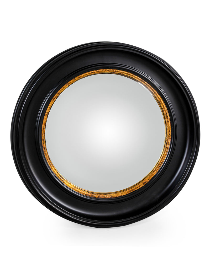 Convex Mirror - Black & Gold  40 cm, 54 cm, 74 cm