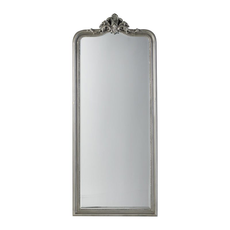 Tall Silver Leaner Mirror 190 cm