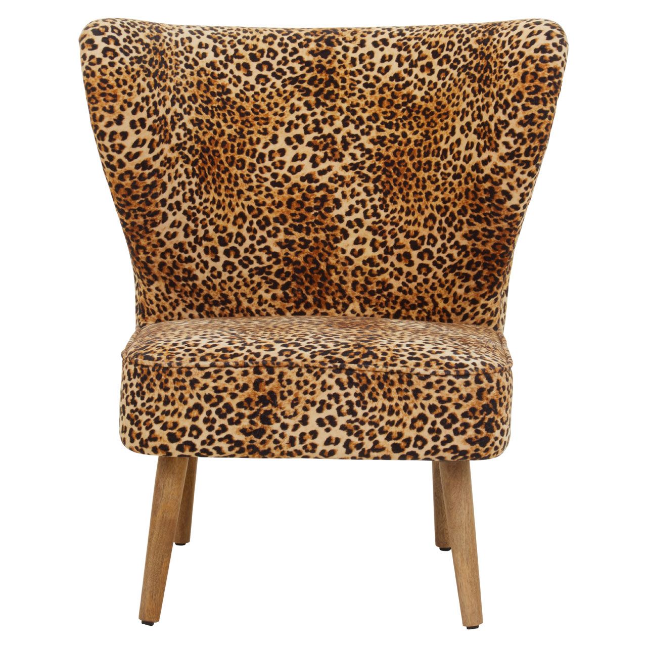 Dunelm leopard chair sale